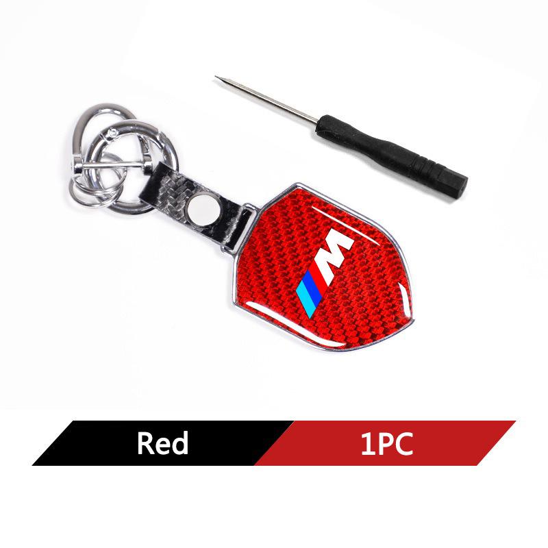 vbjly8 Resistant Leather M Logo Keychain Rustproof Resistant Metal Keyring For BMW 1 3 5 6 7 Series X1 X3 X5 X6 X7 G20 F20 F39 F48 E46 jo55