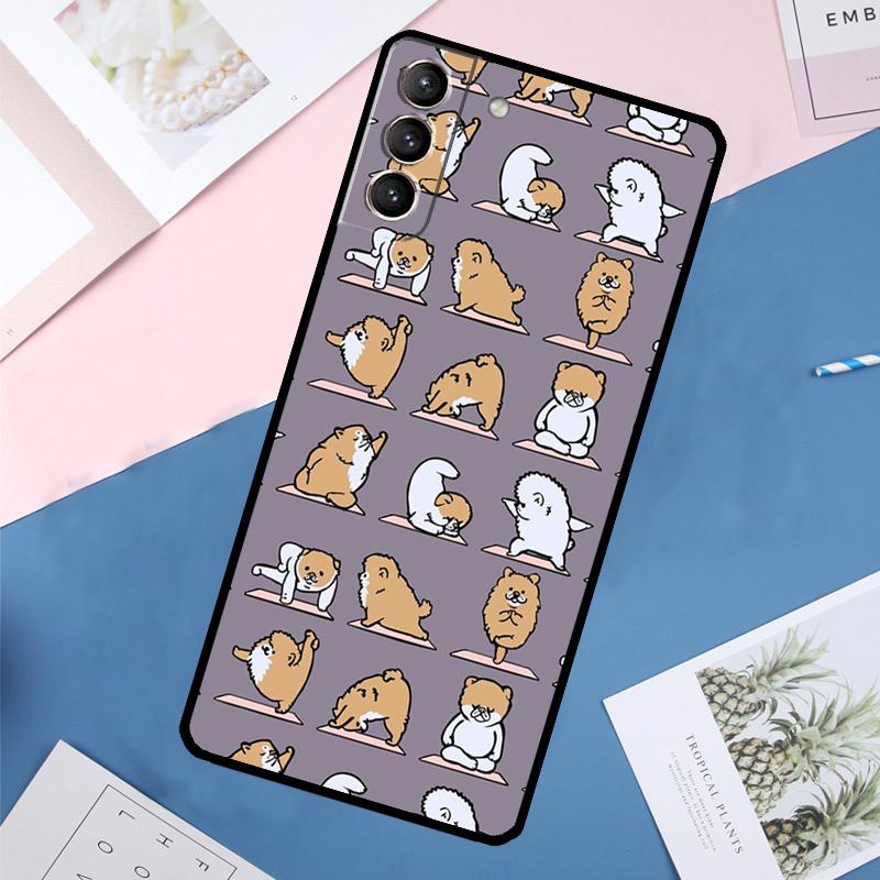 Pomeranian Dog Case For Samsung Galaxy S24 Ultra S20 S21 S22 S23 S25 Ultra S9 S10 Plus S25 FE Back Cover