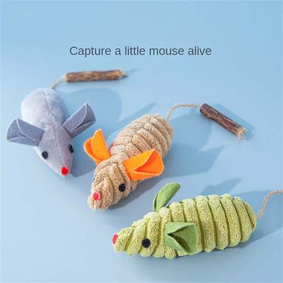 Set Mix Pet Toy Catnip Mice Cats Toys Fun Plush Mouse Cat Toy For Kitten Bite Resistance Interactive Mouse Toy Playing Toy