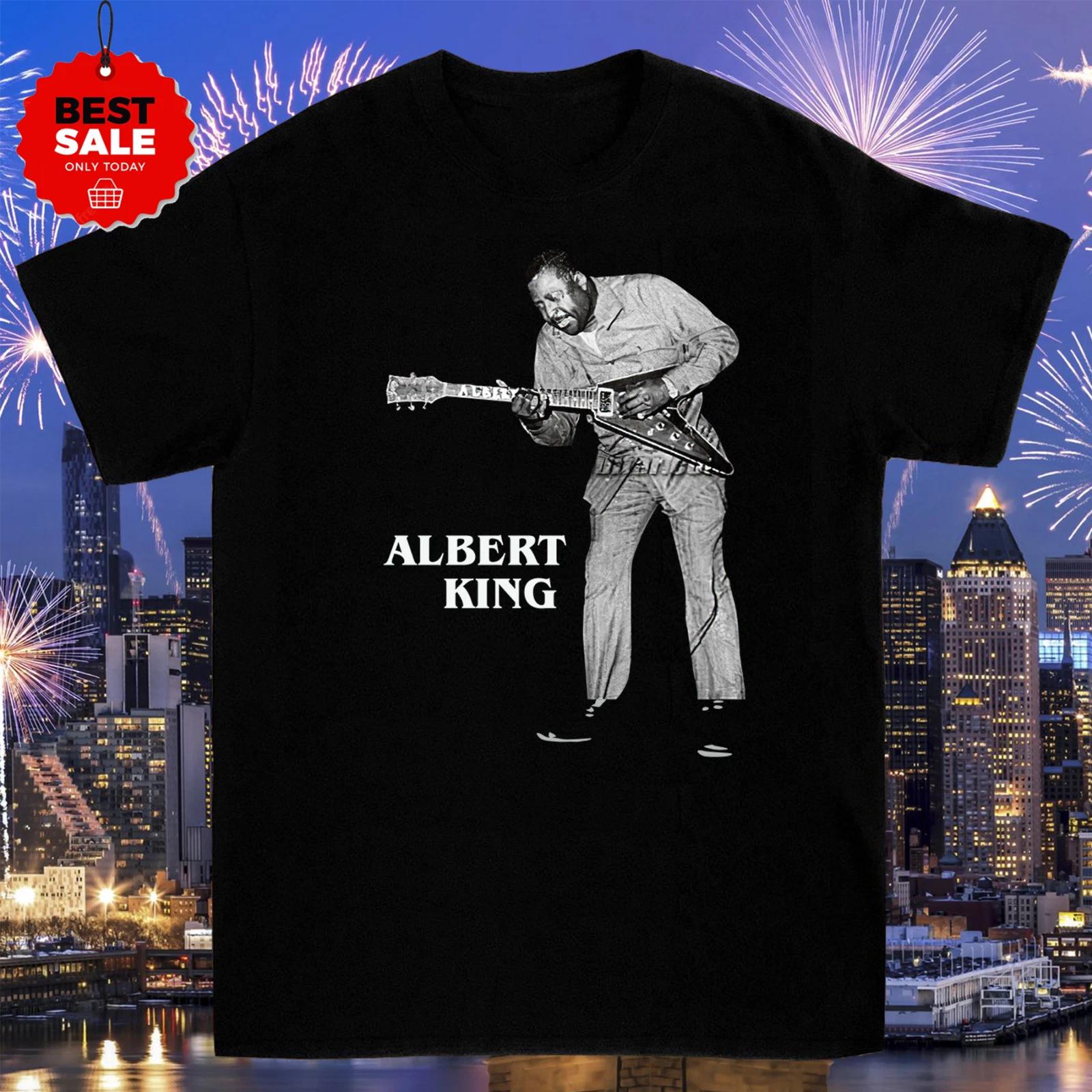 Men s and Women s T-shirts Albert King T Shirt Black All Size S-5XL cOTTON men XL