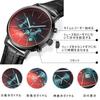 RORIOS Men's Watch, Genuine Leather Band, Colorful Big Face, Fashion Watch, Calendar, Multi-Hand Analog Quartz, Stylish, Cool, Sports Watch, Waterproo