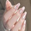 Cat's Eye Model, Beautiful Temperament, Little Fairy, Royal Sister Style Nail Art, High-end Niche 10 Pieces, Sub-size Wearing Nail