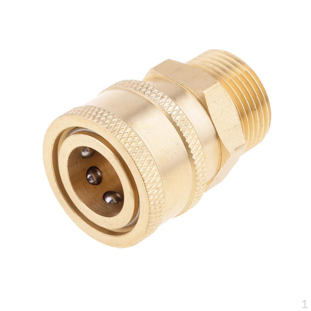 3/8 Attacco Rapido NPT a M22 Raccordo Metrico Idropulitrice Accoppiatore Rapido