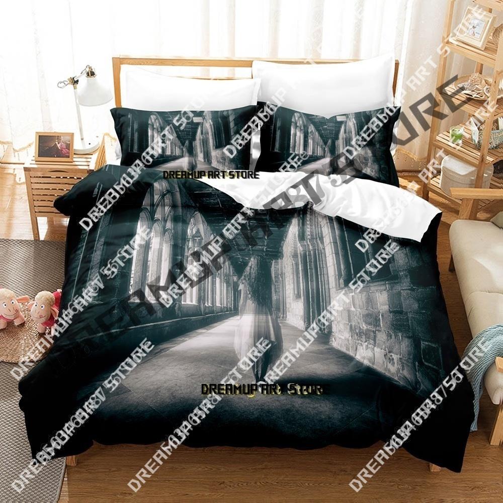 Fashion Dark Lost Souls Ghost Bedding Set Single Twin Full Queen King Size Bed Set Kids Bedroom Duvetcover Sets Bed Sheet Set