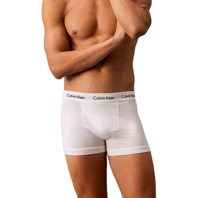 Calvin Klein Casual Logo Comfortable Mid-Rise Boxer Briefs European Version 3-Pack Men Underwear LV00NB4286-MP1
