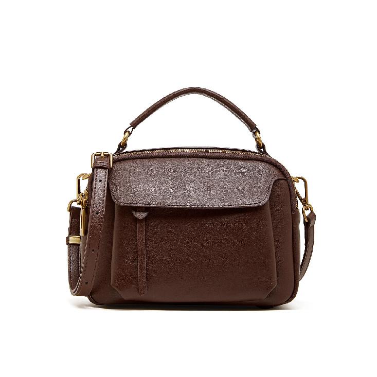 Top Layer Vegetable Tanned Cowhide Women s Bag Simple Versatile Handbag Single Shoulder 23*10*17