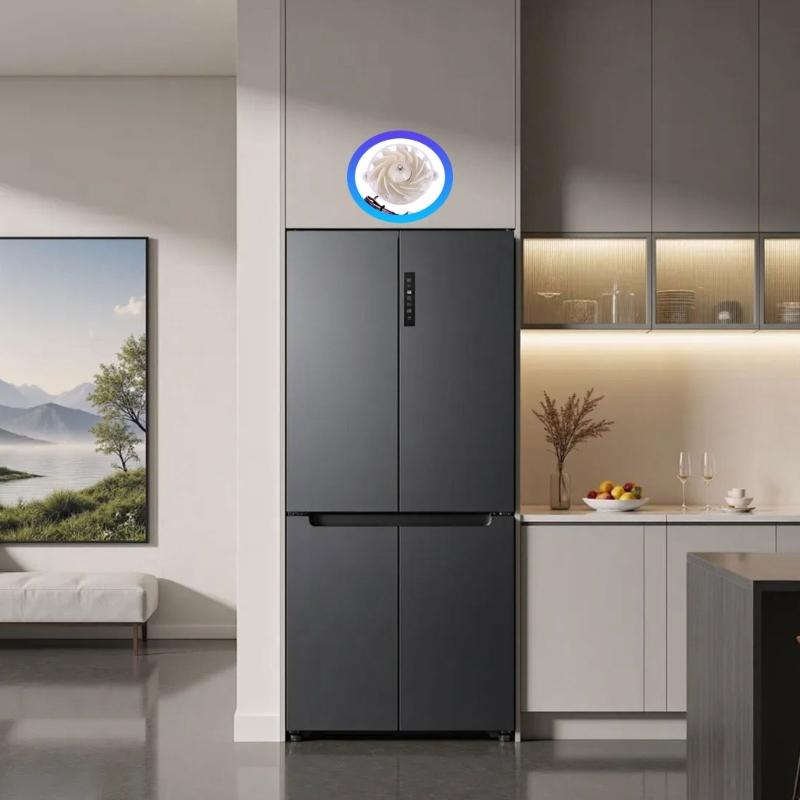 Quiet Running Replacement DIRECT CURRENT Blower Fan for Refrigerator Refrigerating Systems with Low Power Consumption