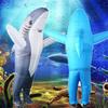 Battery Box Shark Inflatable Suit Cute Halloween Costume Inflatable Shark Costume  Halloween Party