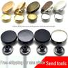 Metal Snap Rivet Button for Leather Jackets, Collars, and Skirts