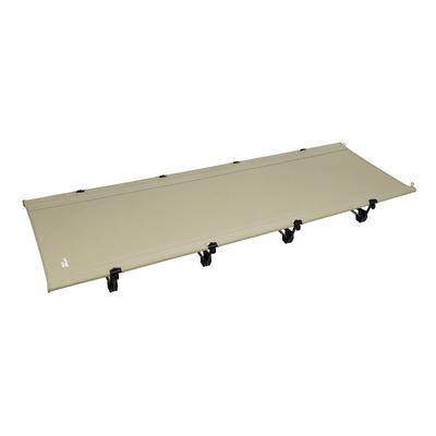 CAPTAIN STAG Outdoor-Bett, Feldbett, Easy Light, Feldbett, breit, einfacher Aufbau, Tragkraft 100 kg, Aufbewahrungstasche inklusive, Khaki, Trekker UB-2014