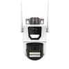 ICSEE Dual-Lens HD Night Vision Camera with Two-Way Audio and Gun-Ball Linkage