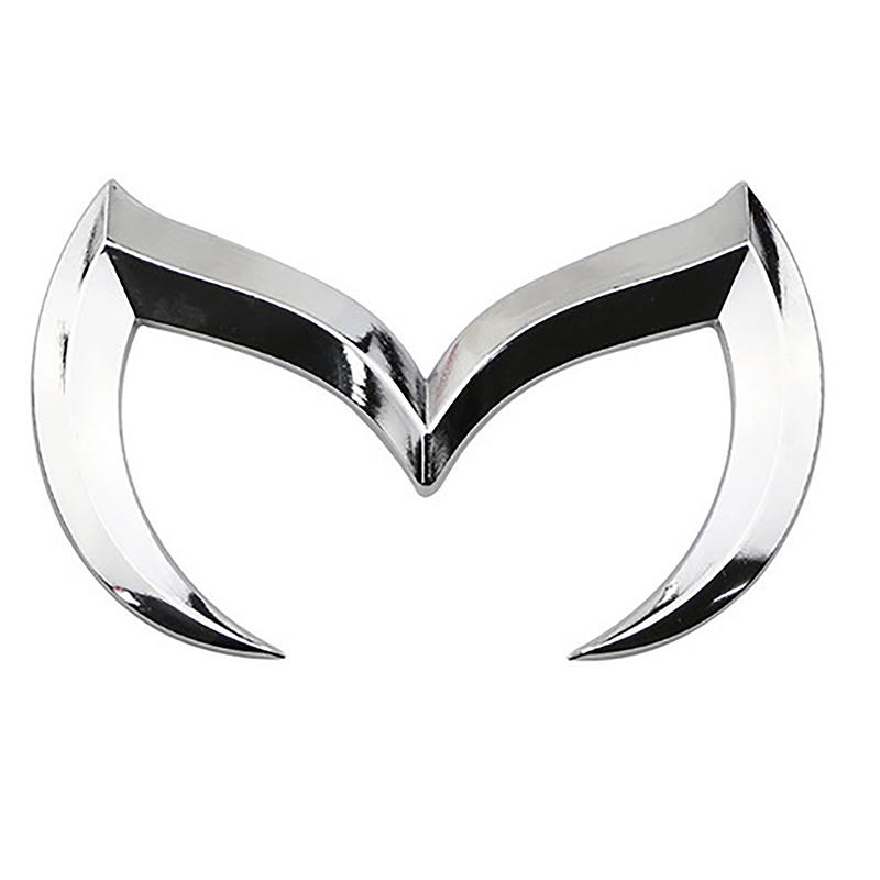 M Bat Zeichen Auto Aufkleber Dekoration Auto Schwanz Haube Aufkleber Embleme 3D Metall M Abzeichen Aufkleber Böse Emblem Schwarz Silber