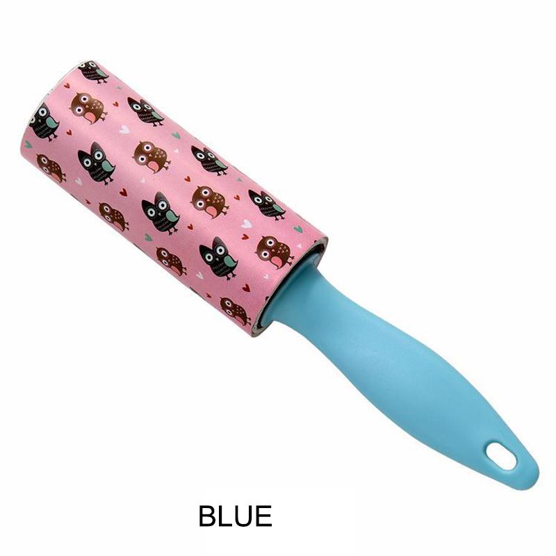 

Мини Портативный Ролик для Удаления Ворса Липкий Средство для Удаления Волос с 30-Листовым Заменяемым Рулоном для Шерсти Домашних Животных и Одежды