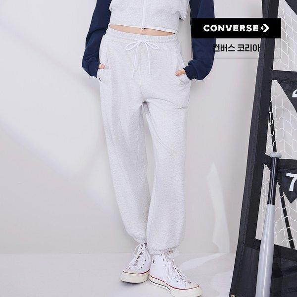 Converse Light Retro Gray Fleece Jogger Wcj449 Ggn