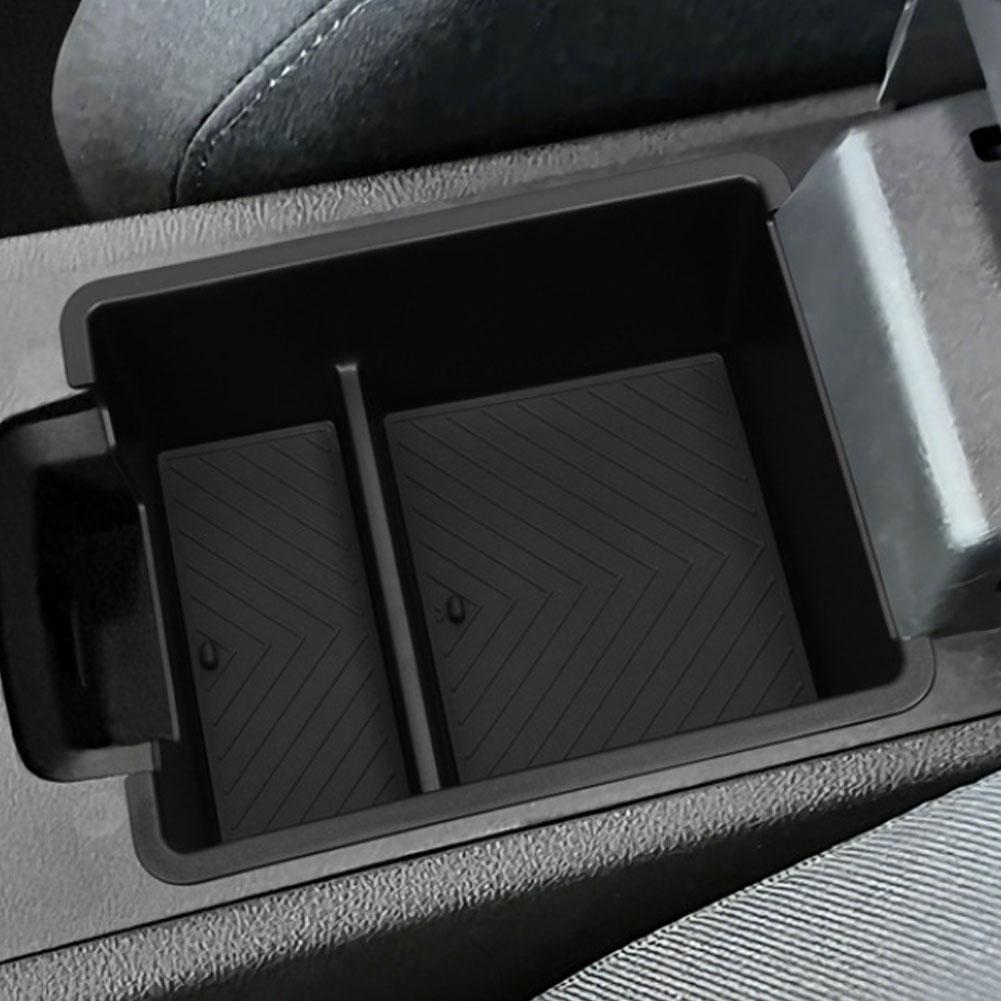 For Renault Dacia Duster 2025 2026 Car Armrest Storage Box ABS Center Console Tray Tidying Organizer Auto Interior Accessories