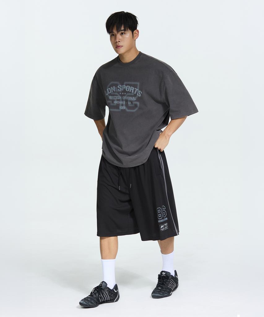 Michikoleondeonseupocheu Ldn Vintage Pigment Short Sleeve T-Shirt Vintage Charcoal