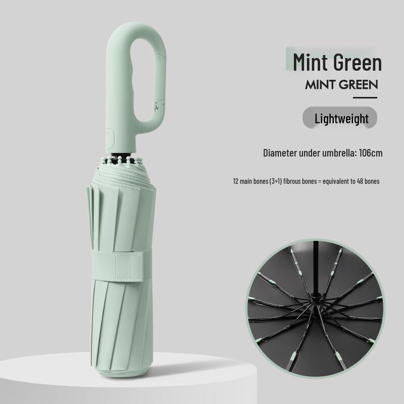 OIMG Automatic Three-Fold Rain and Sun Umbrella