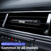 Car Logo Aroma Stick Vent Air Freshener Fragrance Clip Accessories For Jeep Renegade Grand Cherokee Compass Patriot Wrangler Lib AMT1