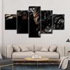 No Framed 5 Pieces Alien Vs Predator V2 Movie Kids Gift HD Wall Art Canvas Posters Pictures Paintings Home Decor for Living Room