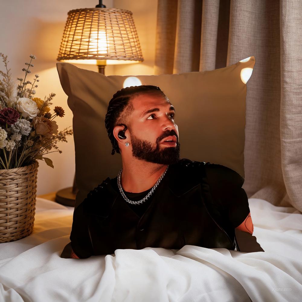 d-Drakes music singer hot Cushion Cover Premium Comfort Reversible Pillow Cove -Two in One Design for Any Room & Car Interior