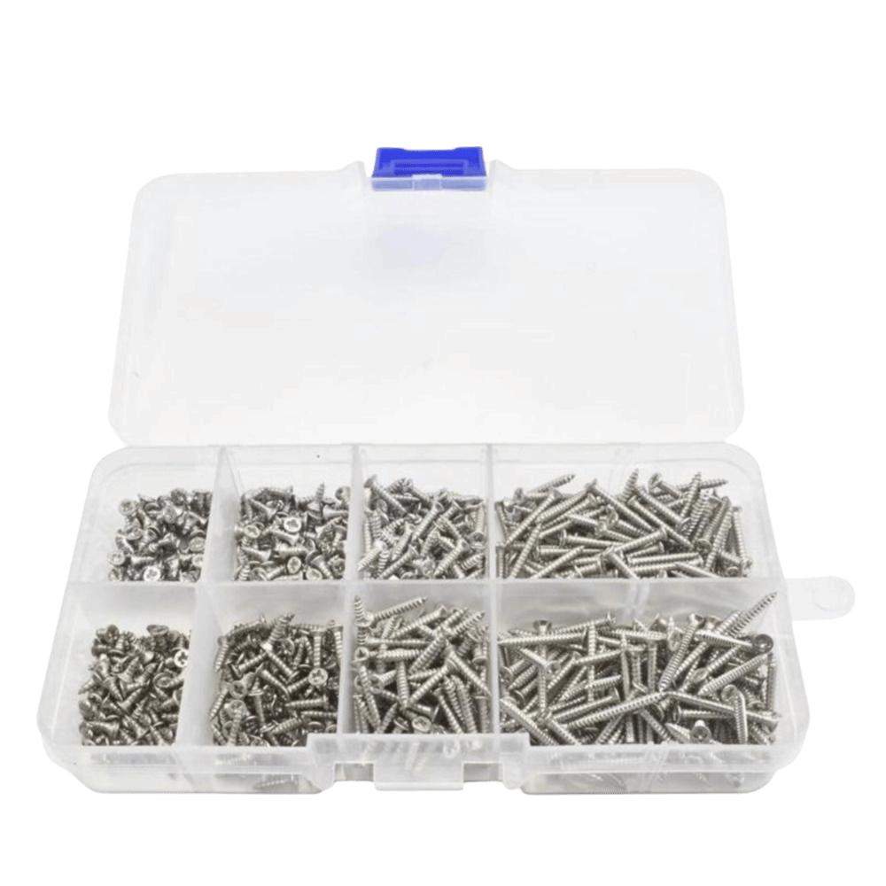 304 Stainless Steel Phillips Screws Cross Phillips Wood Screws Flat Head Screws Furniture Assembly