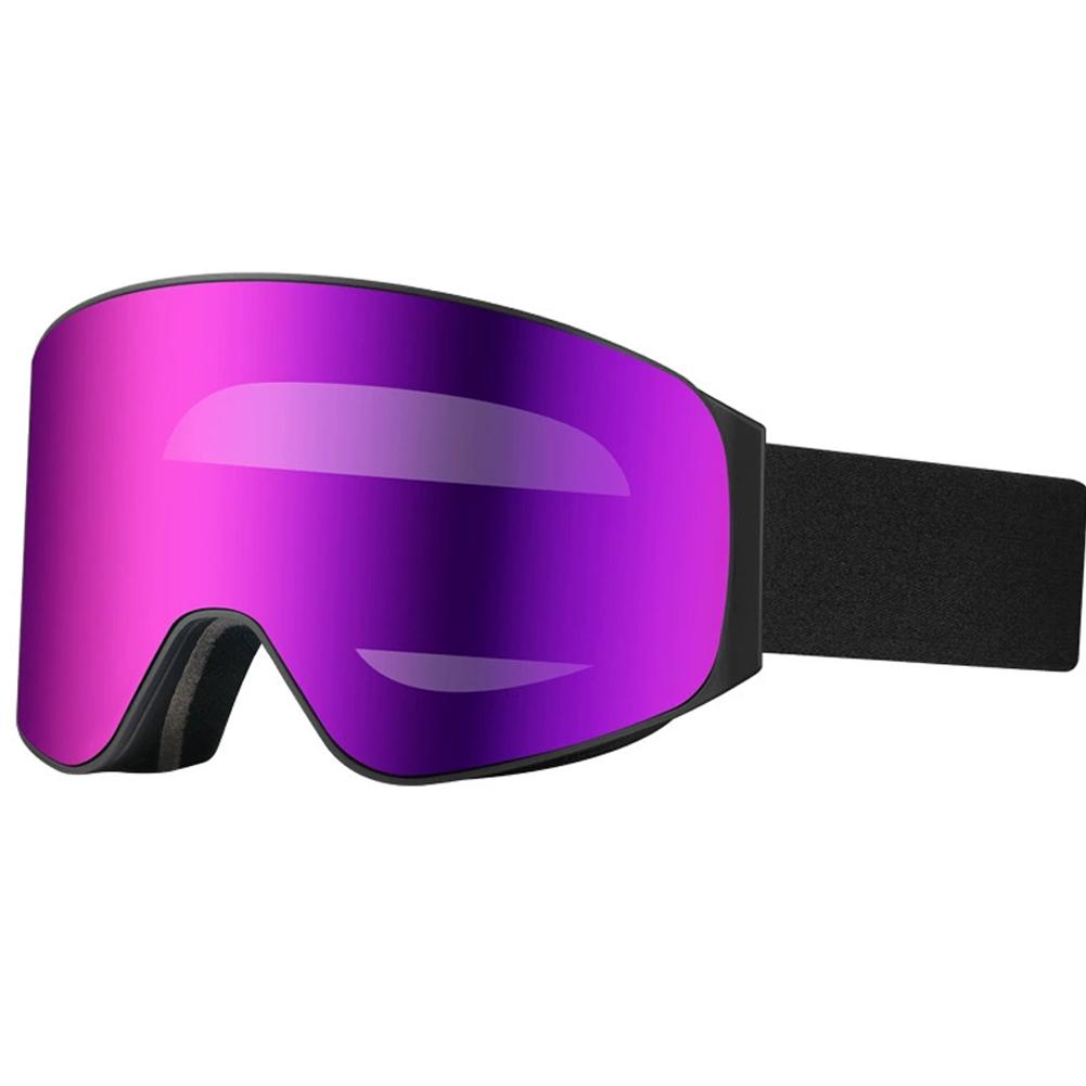 Magnetic Suction Ski Goggles With Colorful Lens Anti-Collision Anti-Glare UV Resistant Snow Sports Goggles Outdoor Sport Goggles