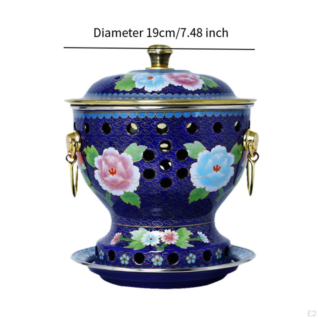 Cloisonne Pot Copper Chinese Pots Buffet Sturdy Warming Home Shabu