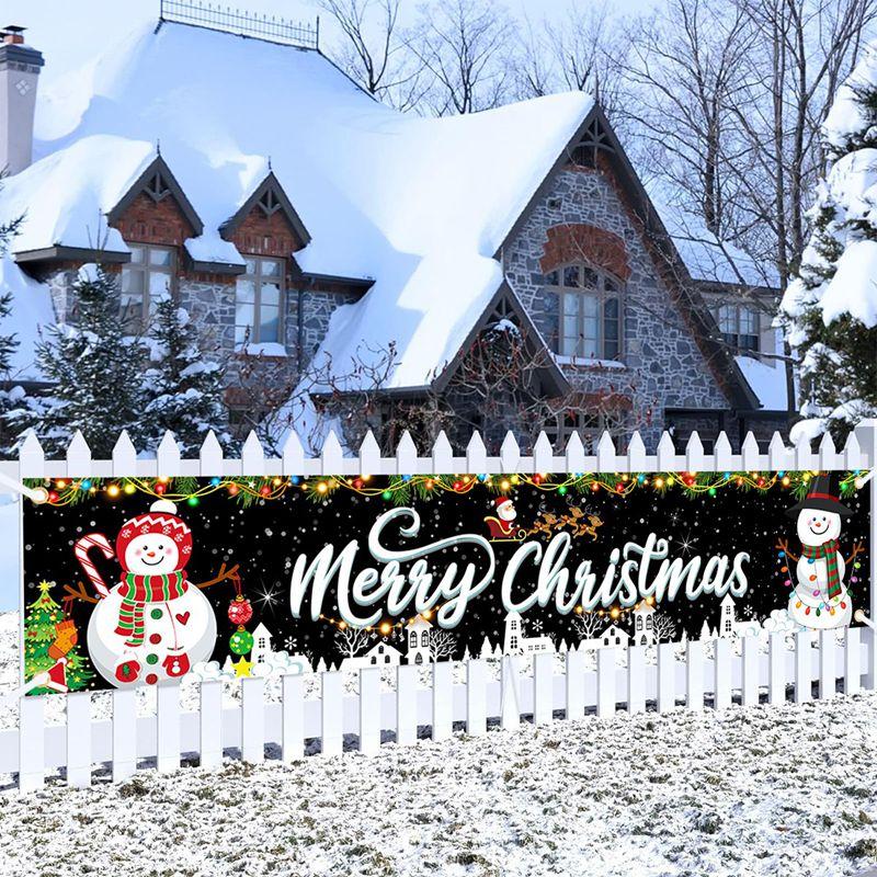 Merry Christmas Banner for Yard And Entrance Decor Christmas Outdoor Banner Flag for Home Decor 2026 Gifts Happy New Year 2026