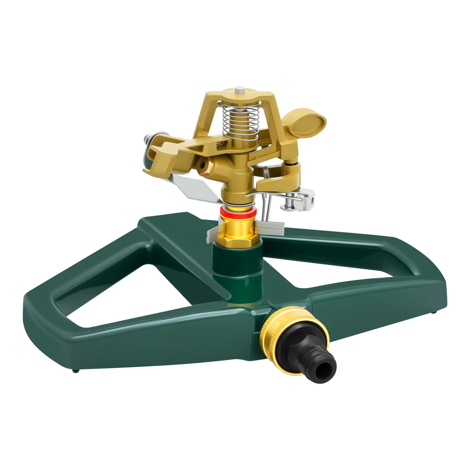 Автоматический вращающийся на 360° газонный дождеватель, регулируемая система садового орошения, покрытие большой площади, дождеватель для полива растений