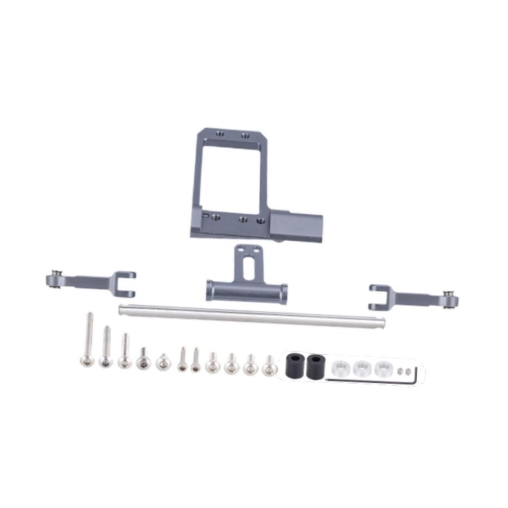 -Servo -Mount Full Hydraulic Professional Assembly 1/10 RC Crawler Lenkszylinder Kit for 1:10 Sacle
