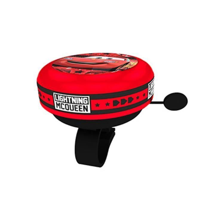 SONNETTE ENFANT TIMBRE DISNEY CARS ROUGE 55mm (VENDU A L'UNITE)