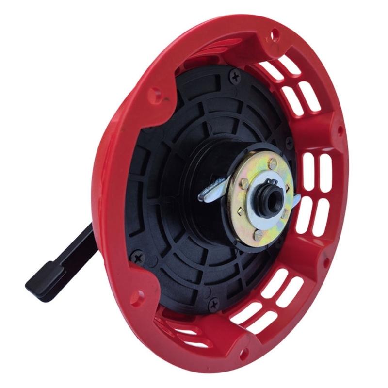 Hand Cranked Starter Eliminating Pull Rope Operation Compatible for 168 170F Gasolines Engines Plastic Case for Generator