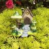 Garden Landscaping Ornaments Simulation Colorful Cartoon Mushroom House Creative Painted Lawn Garden Kindergarten Decoration Layout