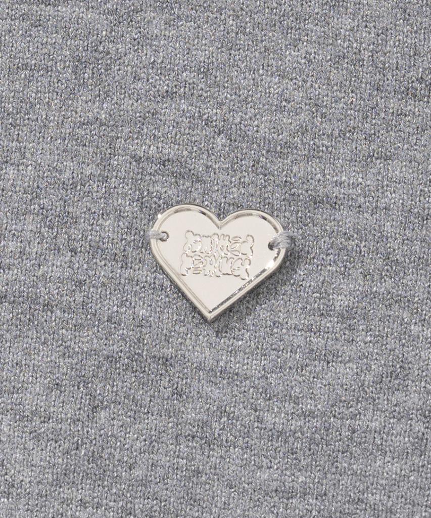 KNITTED (W) Basic Essential Washable Collared Knit Grey