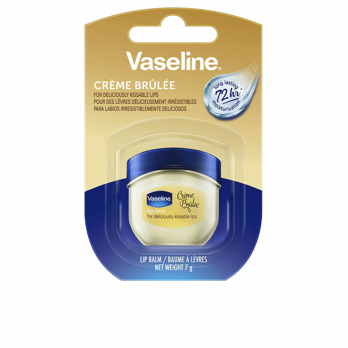 

Увлажняющий бальзам для губ Vaseline 7 г Crème Brûlée