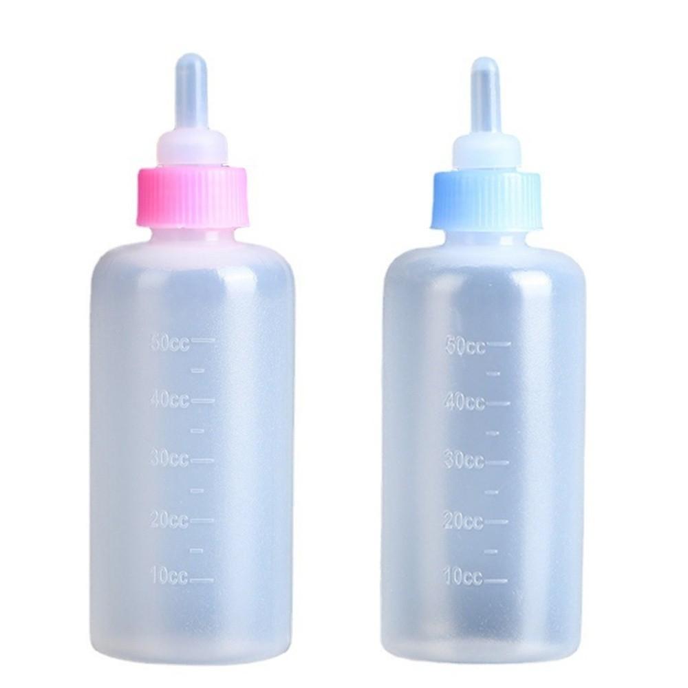 Drinking Cat Baby Nursing Pet Feeding Bottle Silicone Water Milk Feeder Cat Feeding Bottle 60ml Newborn Puppy Milk Bottle