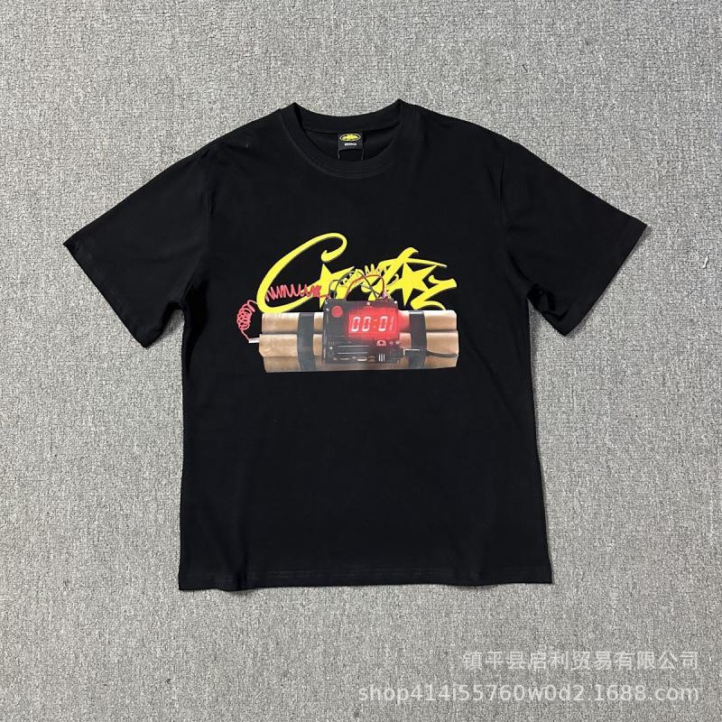 New High Street Corteiz Alcatraz Fun Letter Print Men's and Women's Casual Short Sleeve T-Shirt