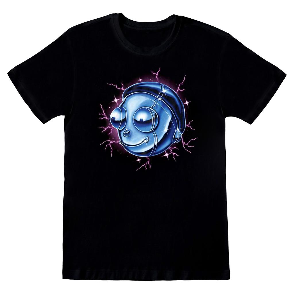 Rick And Morty Unisex Adult Chrome Effect T-Shirt