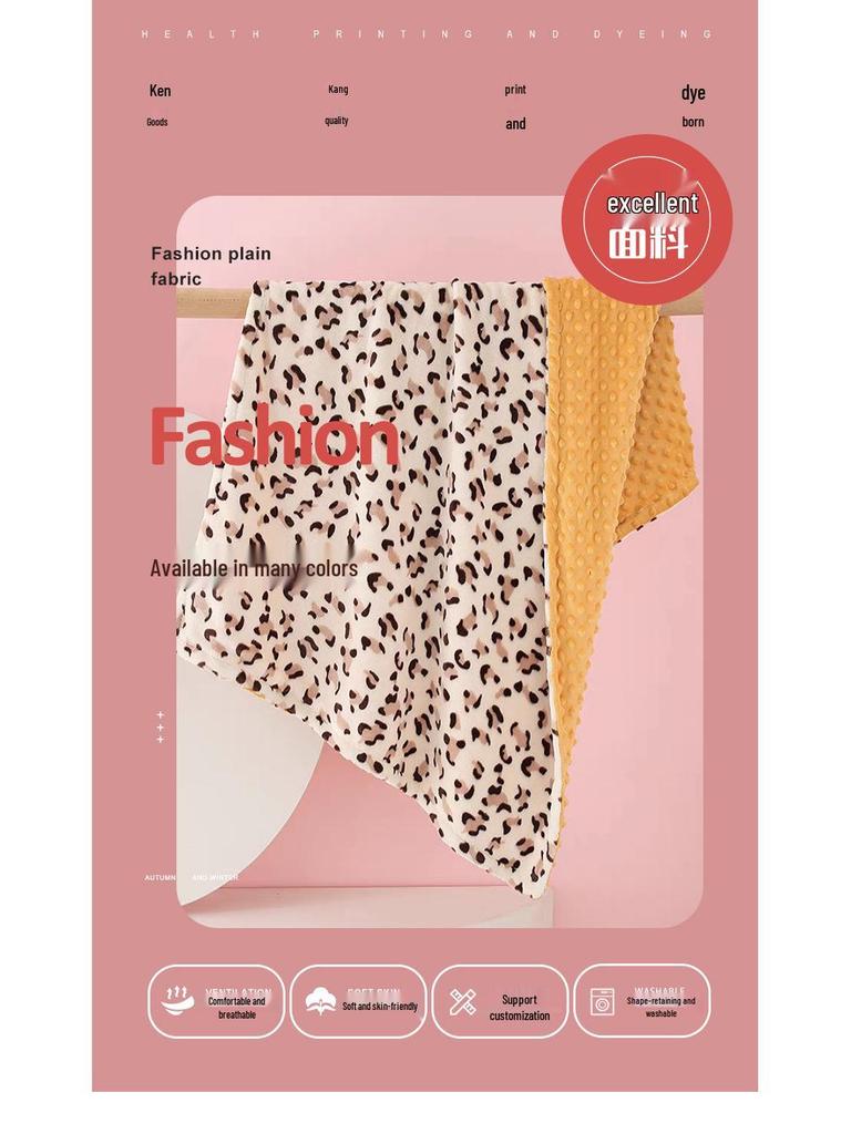 Spot Doudou Velvet Infant Sheet: Crystal Soft Bubble Velvet Fabric, Multiple Widths, Comforting Fit, Doudou Blanket Material