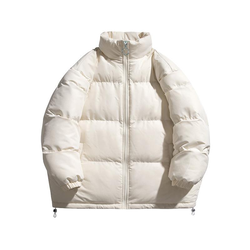 Winter stand-up collar padded jacket male Hong Kong style adolescent ruffian handsome loose thickened warm padded jacket loose casual padded jacket