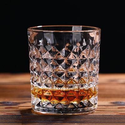 Glas Diamantstil Whiskyglas Ins Nordisch Kreatives Cocktail-Weinglas Trink Brandy Transparent Haushaltsgetränke Bierkrug