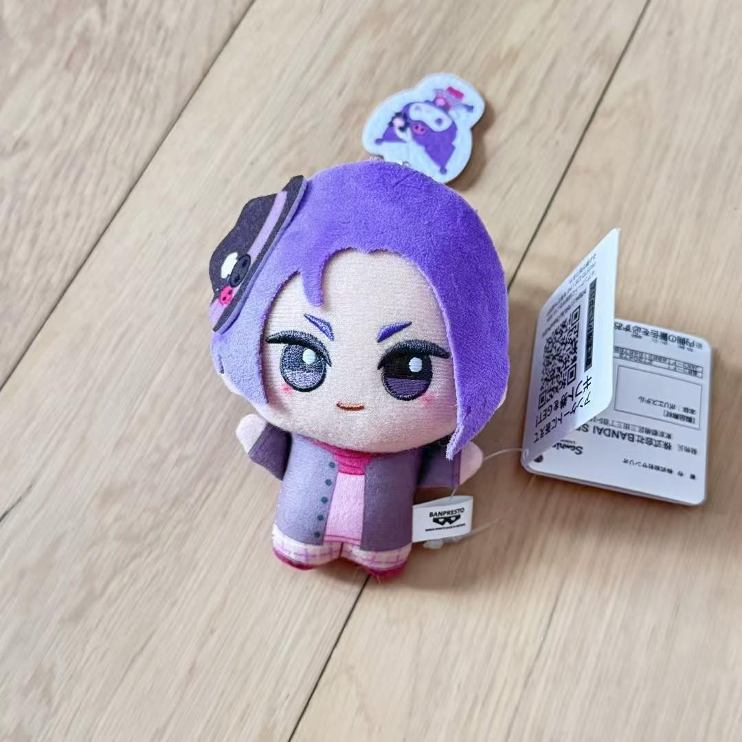 Blue Lock x Hello Kitty Kuromi Collaboration Plush Keychain Doll 10cm