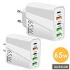 Зарядний пристрій 65 Вт типу C Швидка зарядка QC3.0 для iPhone 14 13 12 Pro Max Huawei Xiaomi Samsung POCO Tablet USB C Charger PD Adapter