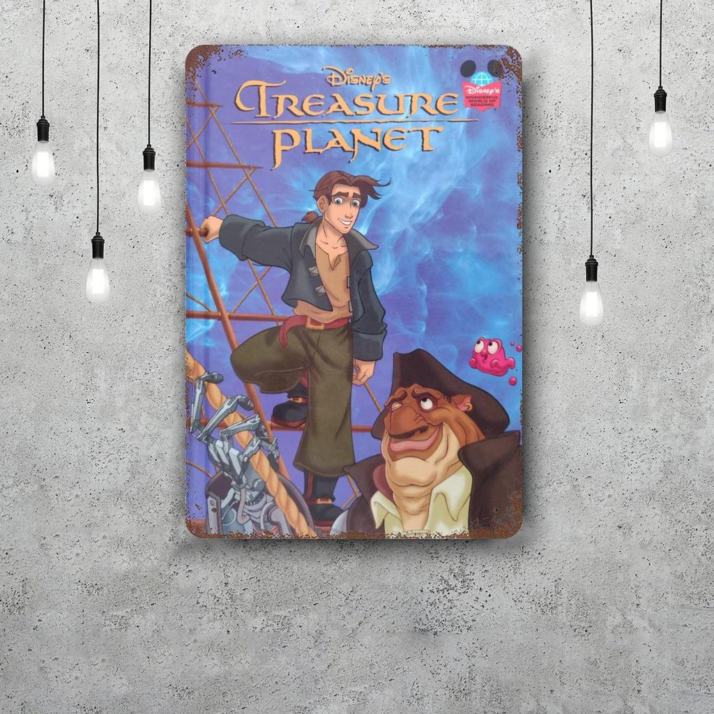 Treasure Planet Metal Signs wall decor Vintage Tin Signs Captain Metal Poster Decor for Bar Pub Club Wall Decoration