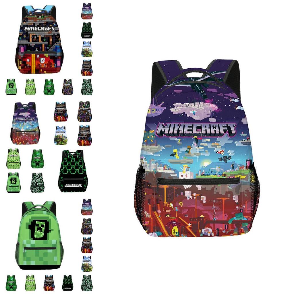 New Arrival Minecraft Kids Backpack For Elementary School Students