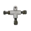 Metall T-Form Bremsleitung T-Stück Buchse Drei-Wege-Verbinder Auto Bremsrohr Fitting für ATV Go-Kart Hydrauliksystem