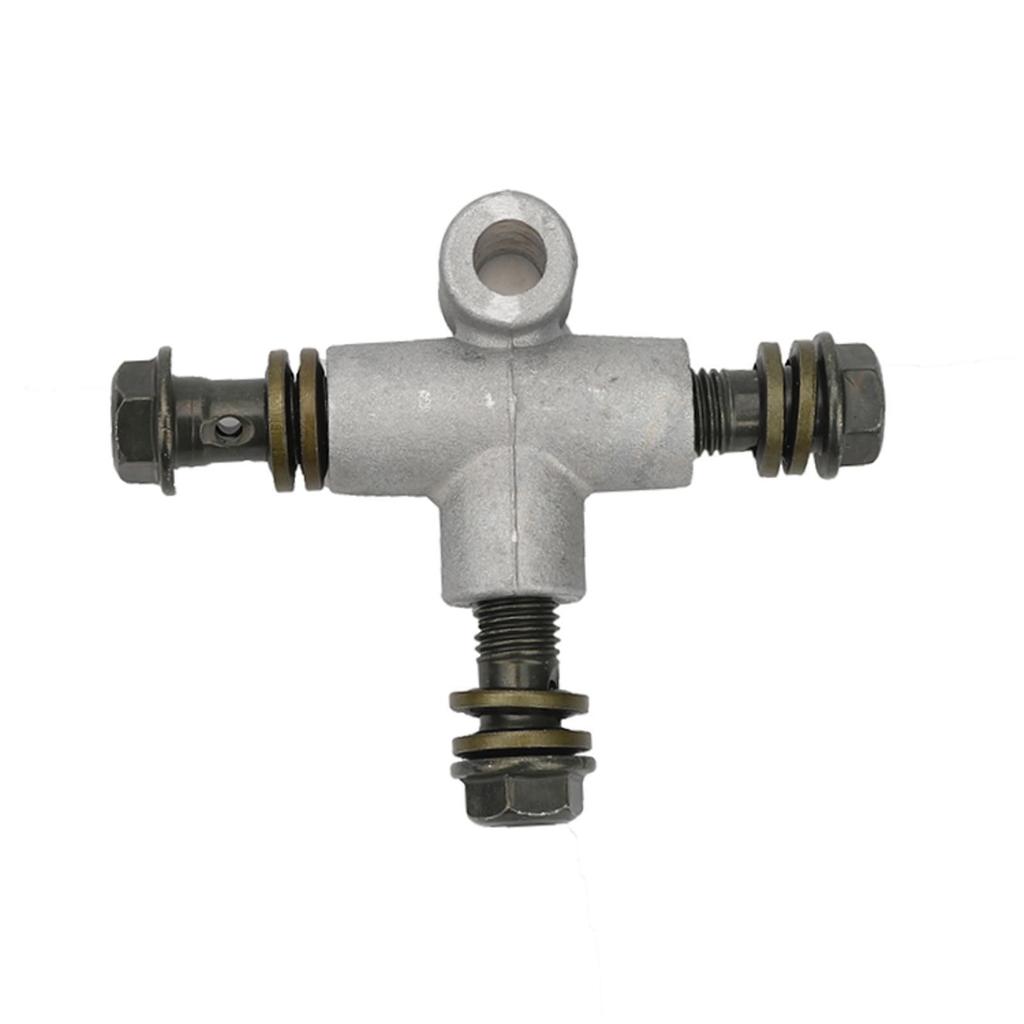 Metall T-Form Bremsleitung T-Stück Buchse Drei-Wege-Verbinder Auto Bremsrohr Fitting für ATV Go-Kart Hydrauliksystem