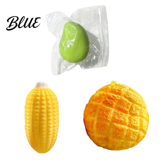 Pineapple Bread Pinch Toys Fake Squeeze Toy Stress Relief Realistic Corn Sensory Soft Simulated Mango Office Desk Fidget Toy