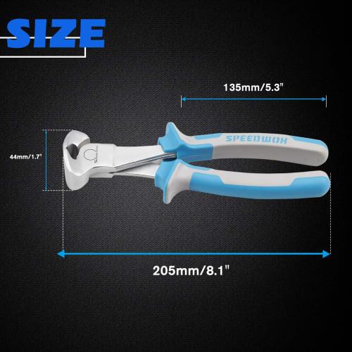 SPEEDWOX End Nippers, 205mm Long, Professional Hobby Beading Tool, DIY Cutting Tool, Professional Grade, Beginner-Friendly, for Home Repairs, Accessor