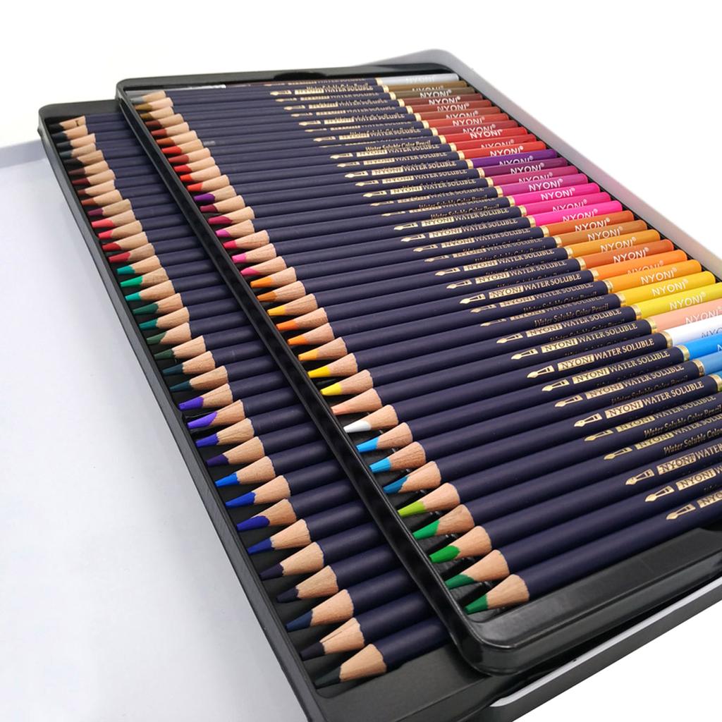12/24/36/48/72 Colors Watercolor Pencil Professional Soft Water Soluble Colored Pencils For Painting Student Artist Art Supplies